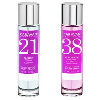 Set De 2 Perfumes Caravan Para Mujer Nº38 Y Nº 21