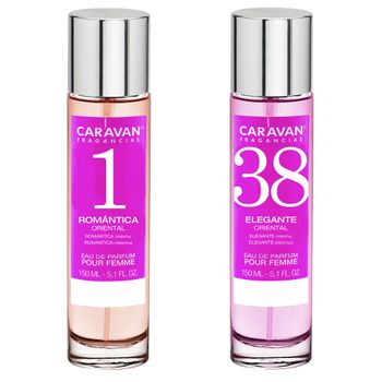 Set De 2 Perfumes Caravan Para Mujer Nº38 Y Nº 1