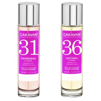Set De 2 Perfumes Caravan Para Mujer Nº36 Y Nº 31