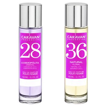 Set De 2 Perfumes Caravan Para Mujer Nº36 Y Nº 28