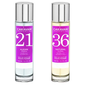 Set De 2 Perfumes Caravan Para Mujer Nº36 Y Nº 21