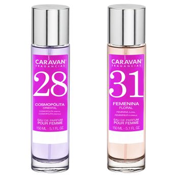 Set De 2 Perfumes Caravan Para Mujer Nº31 Y Nº 28