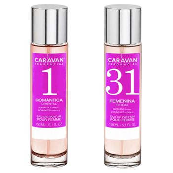 Set De 2 Perfumes Caravan Para Mujer Nº31 Y Nº 1