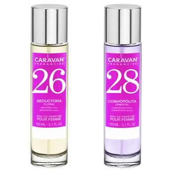 Set De 2 Perfumes - Colonias Caravan Para Mujer Nº 28 Y Nº  26