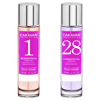 Set De 2 Perfumes Caravan Para Mujer Nº28 Y Nº 1