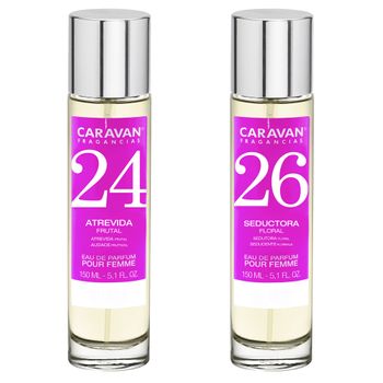 Set De 2 Perfumes Caravan Para Mujer Nº26 Y Nº 24