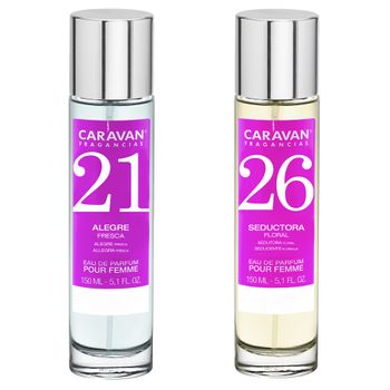 Set De 2 Perfumes Caravan Para Mujer Nº26 Y Nº 21