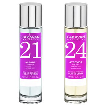 Set De 2 Perfumes Caravan Para Mujer Nº24 Y Nº 21