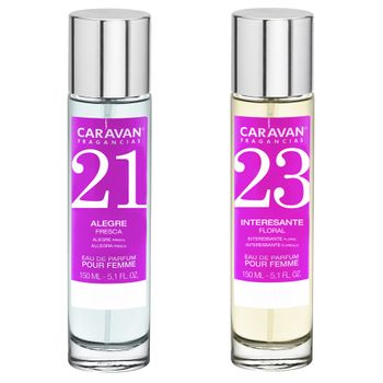Set De 2 Perfumes Caravan Para Mujer Nº23 Y Nº 21