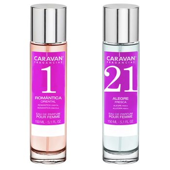 Set De 2 Perfumes Caravan Para Mujer Nº21 Y Nº 1