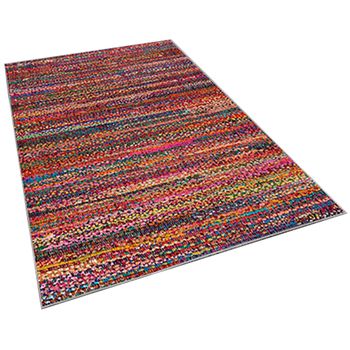 Alfombra De Poliester Estampada 60 X 100cm Modelo Impressionist Multicolor