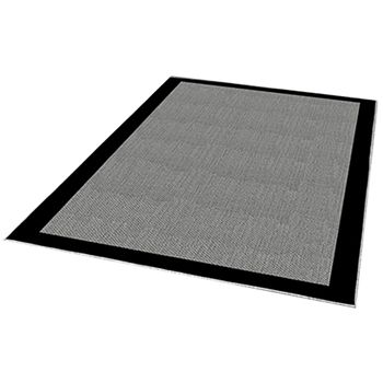 Alfombra De Poliester Estampada 60 X 100cm Modelo Wh1010 Gris