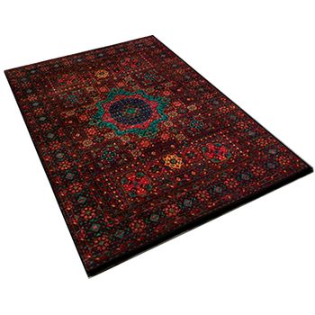 Alfombra De Poliester Estampada 80 X 120cm Modelo Thecult Multicolor