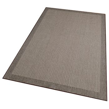 Alfombra De Poliester Estampada 80 X 120cm Modelo Brownrim Multicolor