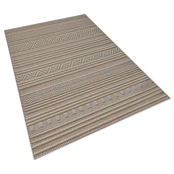 Alfombra Jarapa Beige Crema Natural, Estilo Hindu, Alfombra 100% Algodon,  Alfombra De Colores Con Flecos, Medida 50x80 [7351202-3] 50x80 Cm crema  Beige 7351202-3 exma con Ofertas en Carrefour