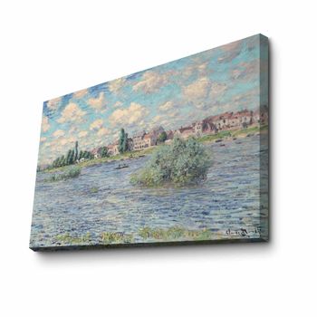 Cuadro Lienzo Decorativo Claude Monet  Wellhome 70 X 100 Cm