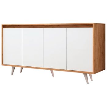 Mueble De Aglomerado De Madera Wellhome 140 X 86 X 40 Cm Blanco