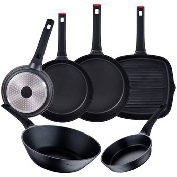 12 Pzas Batería Cocina San Ignacio Cassel Con 3 Sartenes Daimiel Gris con  Ofertas en Carrefour