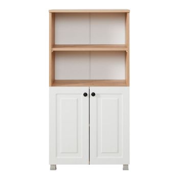 Mueble Multiusos,100% Tablero De Aglomerado Rechapado En Melamina, Color Safiro Roblenogal