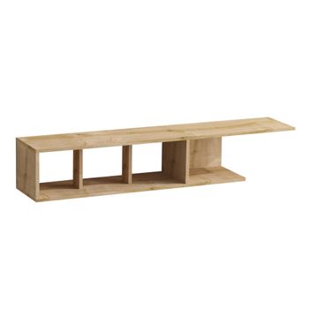 Mesa Tv De Aglomerado Wellhome 150 X 26 X 24 Cm Safiro Roble