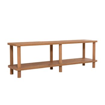 Mesa Tv De Aglomerado Wellhome 140 X 43,7 X 35 Cm Atlantic Pino