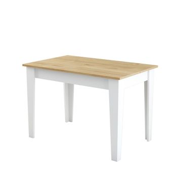 Mesa De Cocina De Aglomerado Wellhome 110 X 75 X 72 Cm Blanco roble