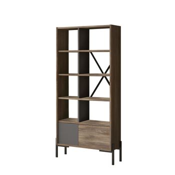 Librería Aglomerado Wellhome  79, X 160 X 25,5 Cm