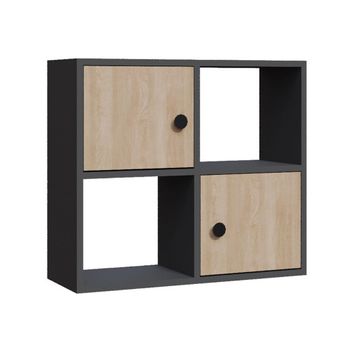 Librería Aglomerado Wellhome  72 X 25 X 62,6 Cm