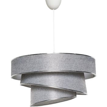 Lámpara De Techo Con Estructura De Metal Gris Silver Wellhome