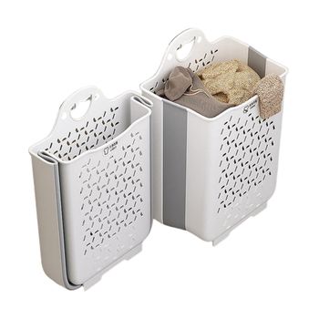 Set De 2 Cestos Plegables Para La Colada De 45l Y 18,4l