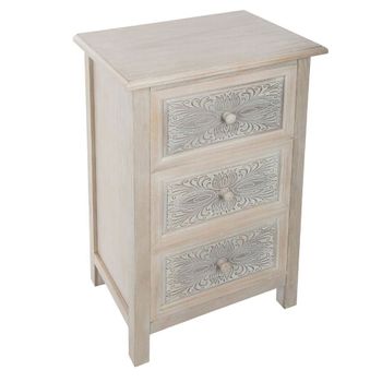 Aparador Práctico Y Elegante Con 2 Puertas En Madera Blanca (80x34,5x85cm)  Wellhome con Ofertas en Carrefour