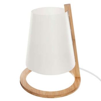 Lámpara De Bambú + Pantalla De Plástico H26 Wellhome