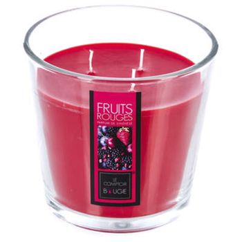 Vela Perfumada En Copa De Fruta Roja D. 13,5 X H. 12,5 Cm Wellhome