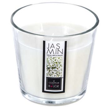 Vela Perfumada De Cristal De Jazmin D. 13,5 X H. 12,5 Cm Wellhome