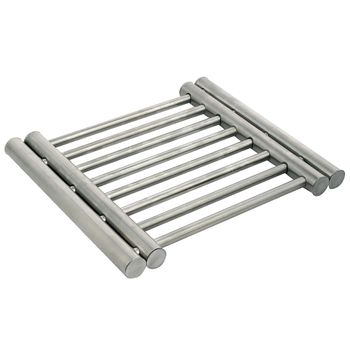 Salvamanteles Extensibles De Acero Inoxidable Wellhome 38 X 20 X2 Gris