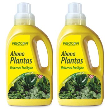 Set De 2 Abonos Plantas Universaeco 1 Litro Asocoa