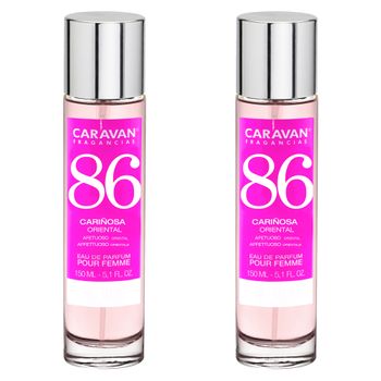 Set De 2 Caravan Perfume De Mujer Nº86 - 150ml.