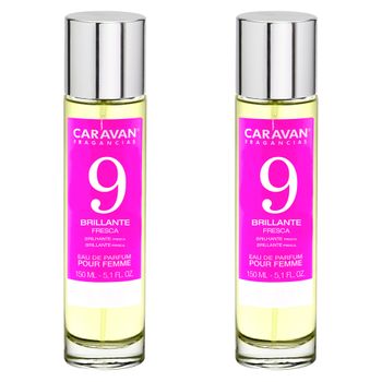 Set De 2 Caravan Perfume De Mujer Nº9 - 150ml.