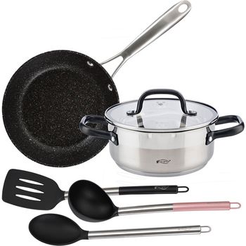 Set 4 Bol De Cocina De Acero Inoxidable Con Tapa De Silicona De Xsquo con  Ofertas en Carrefour