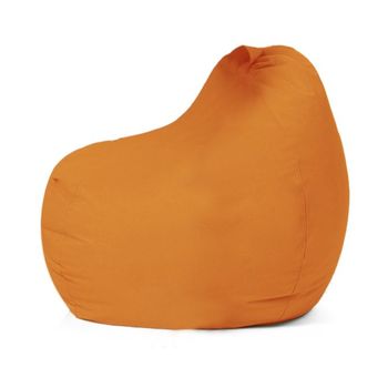 Sillón-puf Poliestireno Wellhome Niños Para Exteriores 60x60x25 Naranja