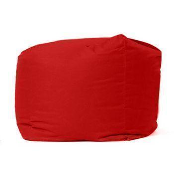 Pouf Poliestireno Reciclado Wellhome De Jardín 45x45x45cm Rojo