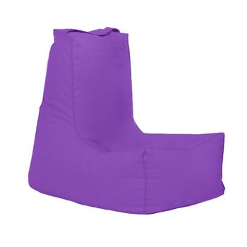 Sillón-puf Niños Poliestireno Reciclado Wellhome Exteriores 40x65x25 Morado