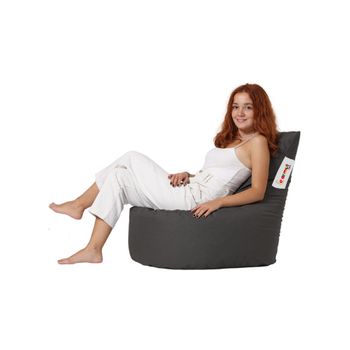 Funda 3d Lavable-transpirable Negro Para Puff Pera Relax Happers Único con  Ofertas en Carrefour