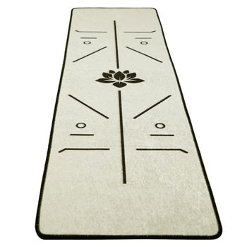 Alfombra De Yoga Blanca Wellhome