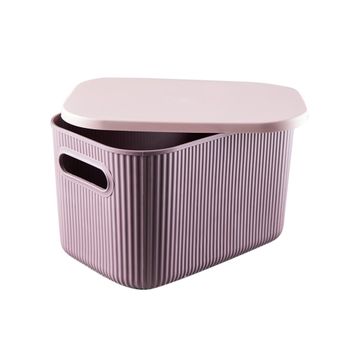 Life story caja almacenaje con tapa small 15l violet