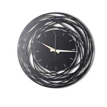 Reloj De Pared Metal Wellhome Decorativo Con Estilo "rotaciones"  50x50