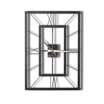 Reloj De Pared Cuadrado Metalwellhome Decorativo 70x49