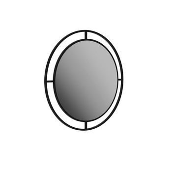 Espejo Decorativo Circular Oscuro Wellhome