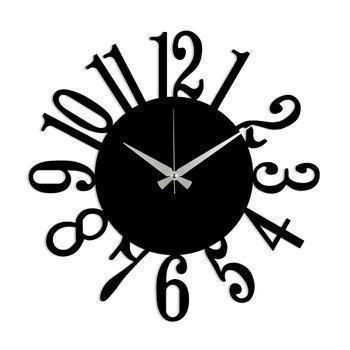 Reloj De Pared Circular Metalwellhome Decorativo "numeros"48x48