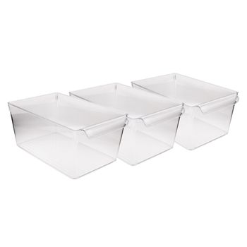 Organizador De Nervera Set (3 Piezas) Plástico Transparente 20x32,5x14cm